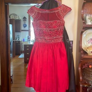 Red Sherri Hill Dress